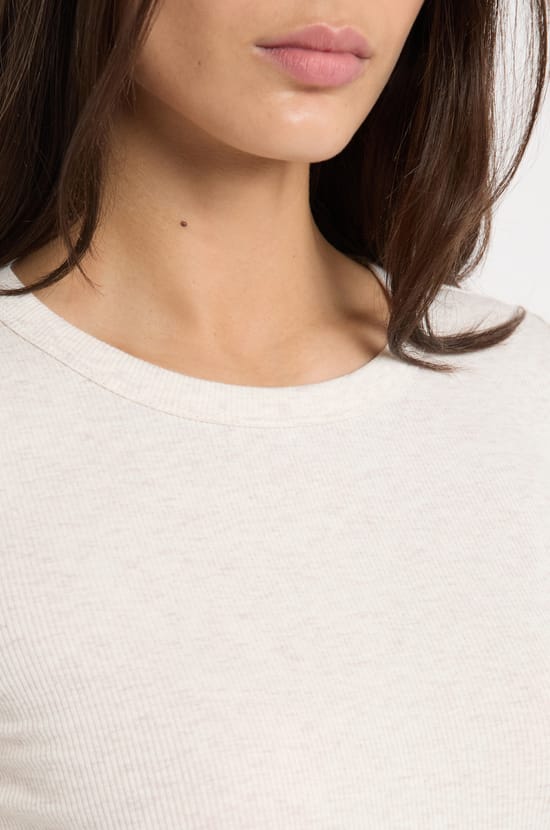 T-shirt de pyjama col rond avec coton;${refinementColor}