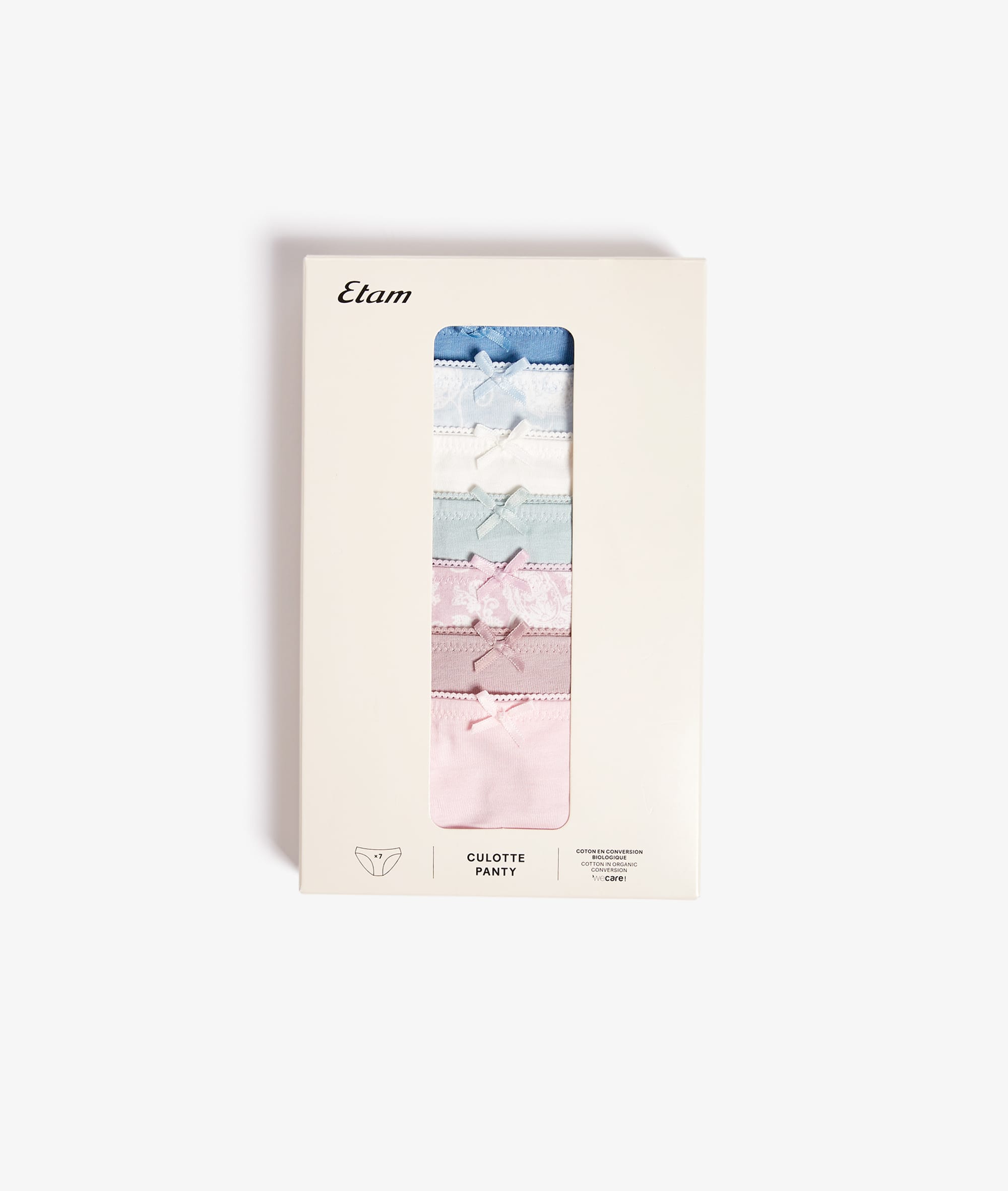 Lot De 10 Culottes Fantaisie Fille Vertbaudet - Imprimés Cœurs Et étoiles - 100% Coton - Taille Enfant - 9