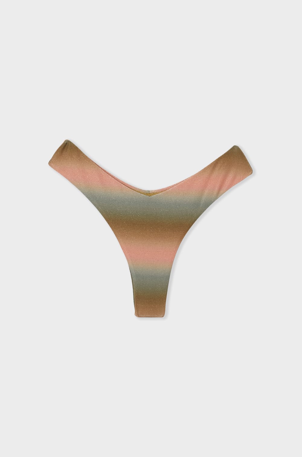 High-leg Brazilian Swimsuit Bottom with Sequins;${refinementColor}