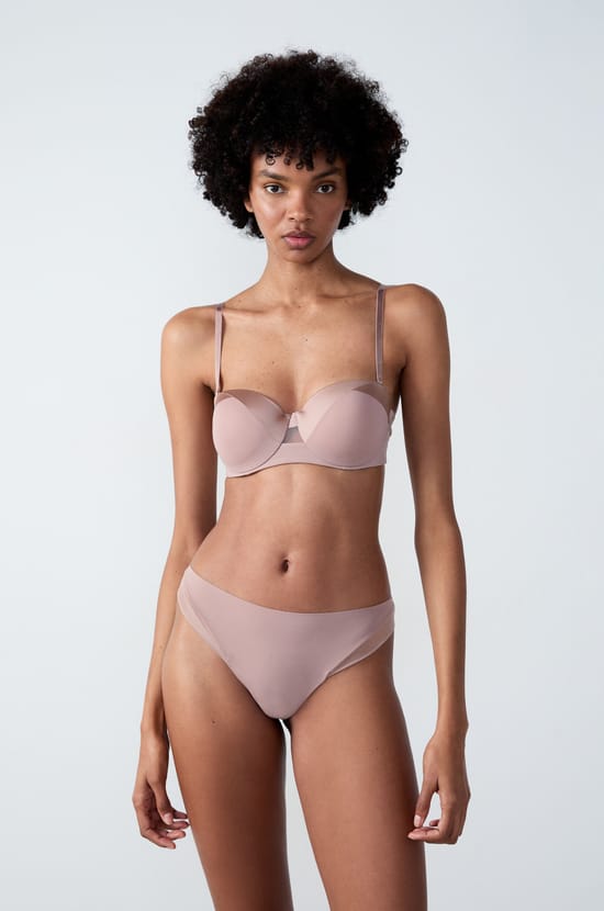Sujetador bandeau de copa fina;${refinementColor}