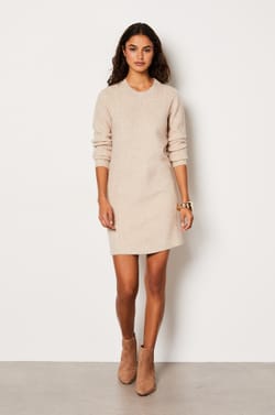 Short Knitted Dress;${refinementColor}
