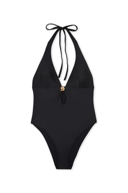 Maillot de bain 1 pi&egrave;ce avec d&eacute;tail bijou ;${refinementColor}
