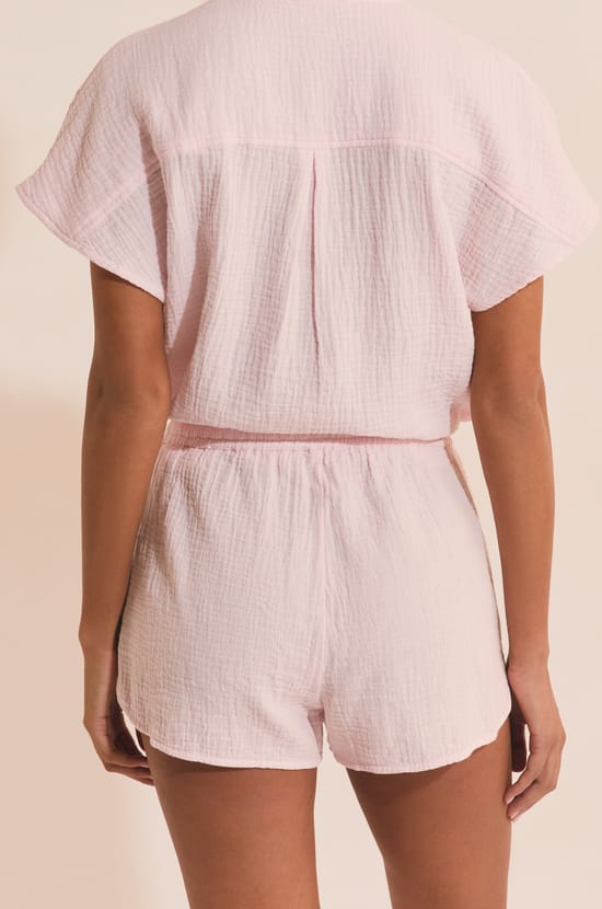 Short de pyjama en coton;${refinementColor}