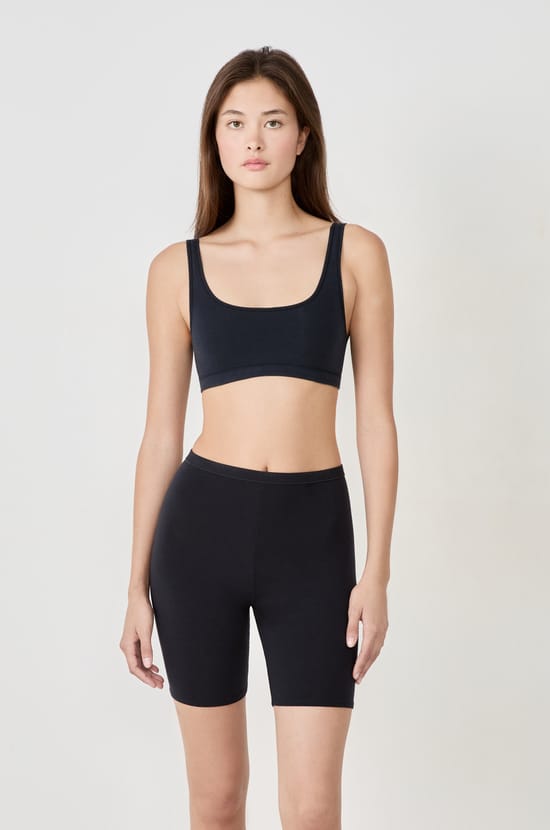 Reversible Bralette in Stretchy Organic Cotton;${refinementColor}