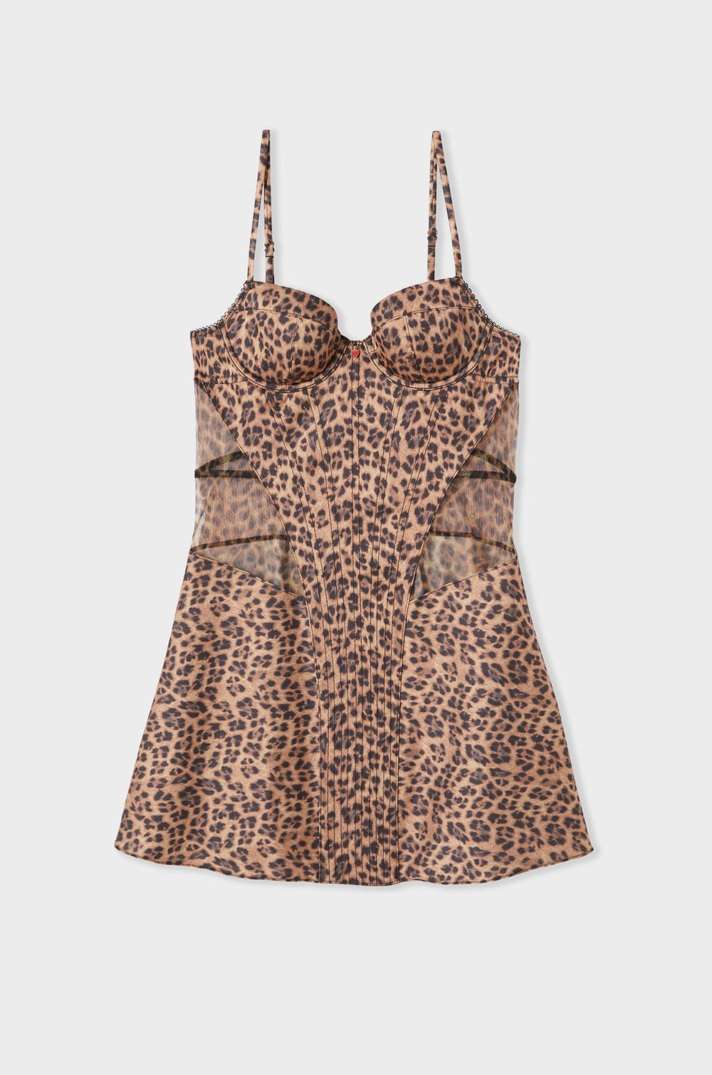 Robe satin&eacute;e avec charm;${refinementColor}