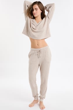 Pantalon de pyjama avec cordon;${refinementColor}