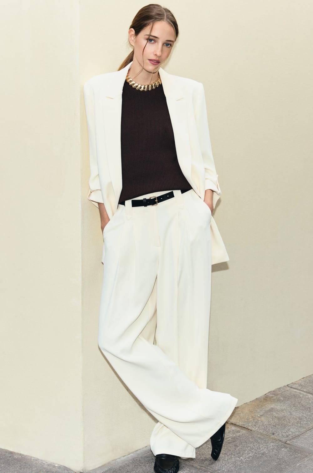 Long-sleeved Blazer;${refinementColor}