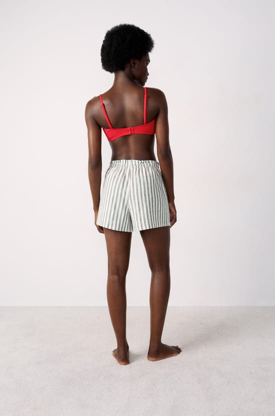 Beach Shorts with Tie;${refinementColor}