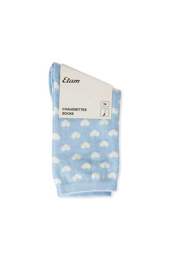 Chaussettes avec coton &agrave; motifs;${refinementColor}