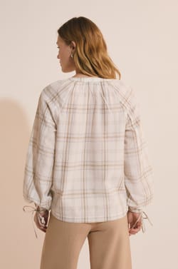 Chemise &agrave; motifs en coton;${refinementColor}