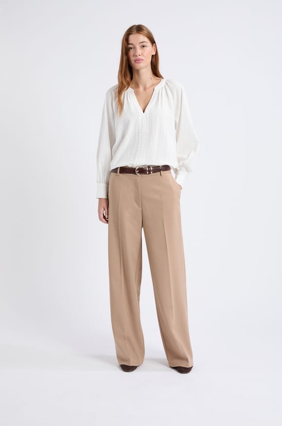 Wide Straight Trousers;${refinementColor}