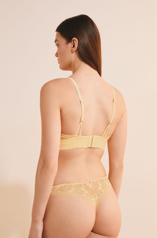 Bra N.8 - The Wireless Triangle Lace;${refinementColor}