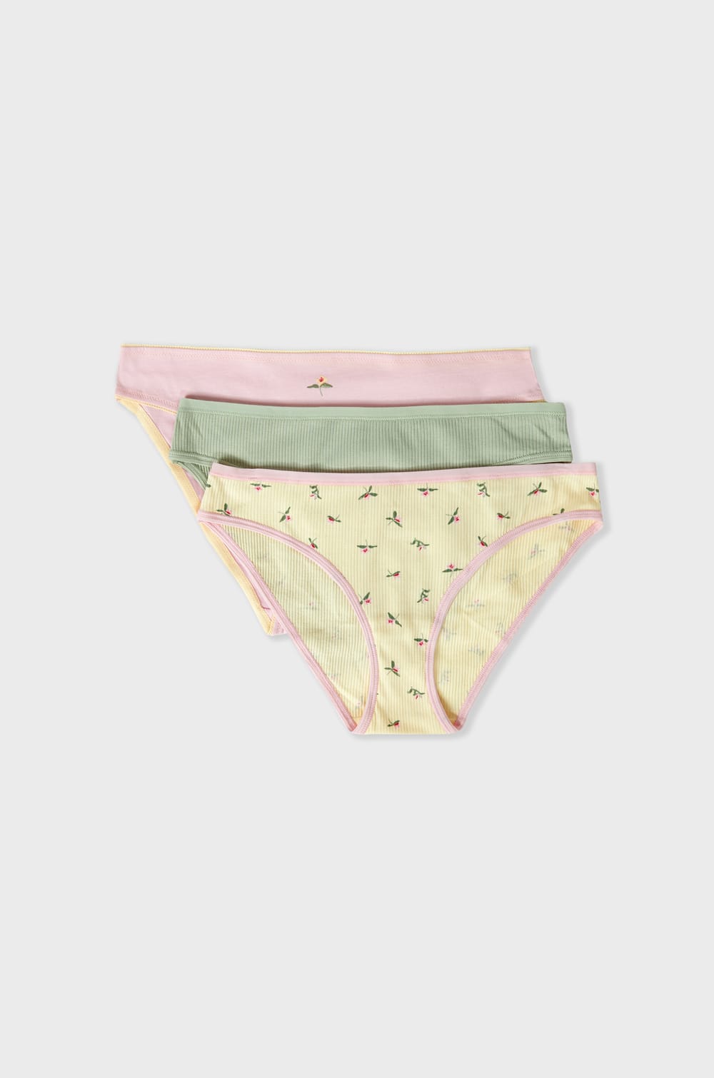 Pack of 3 Cotton Briefs;${refinementColor}