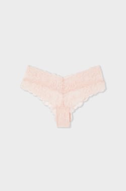 Braguita hipster V-shape de encaje;${refinementColor}