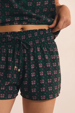 Pantal&oacute;n corto de pijama estampado;${refinementColor}