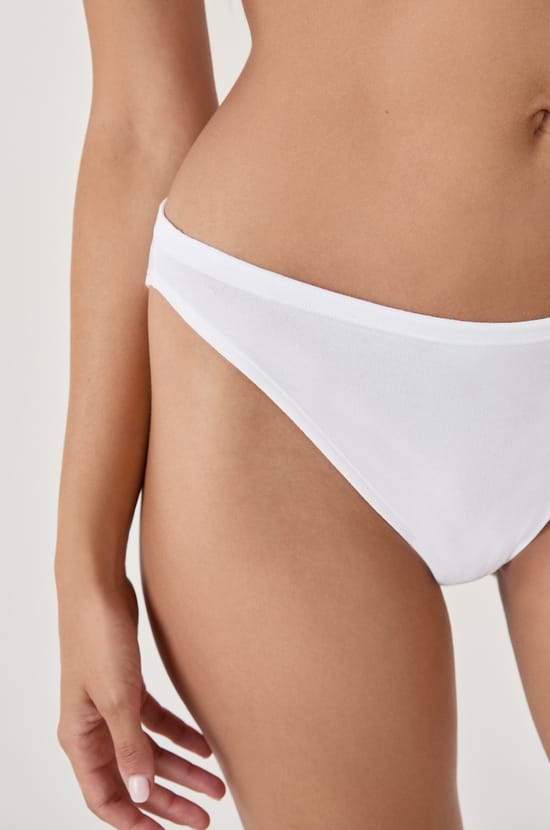 Culotte bikini en coton;${refinementColor}