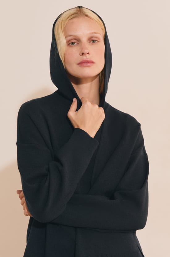 Sweatshirt &agrave; capuche;${refinementColor}