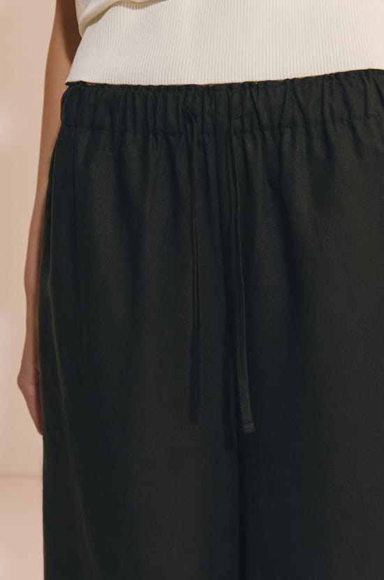 Pantalon avec lin;${refinementColor}