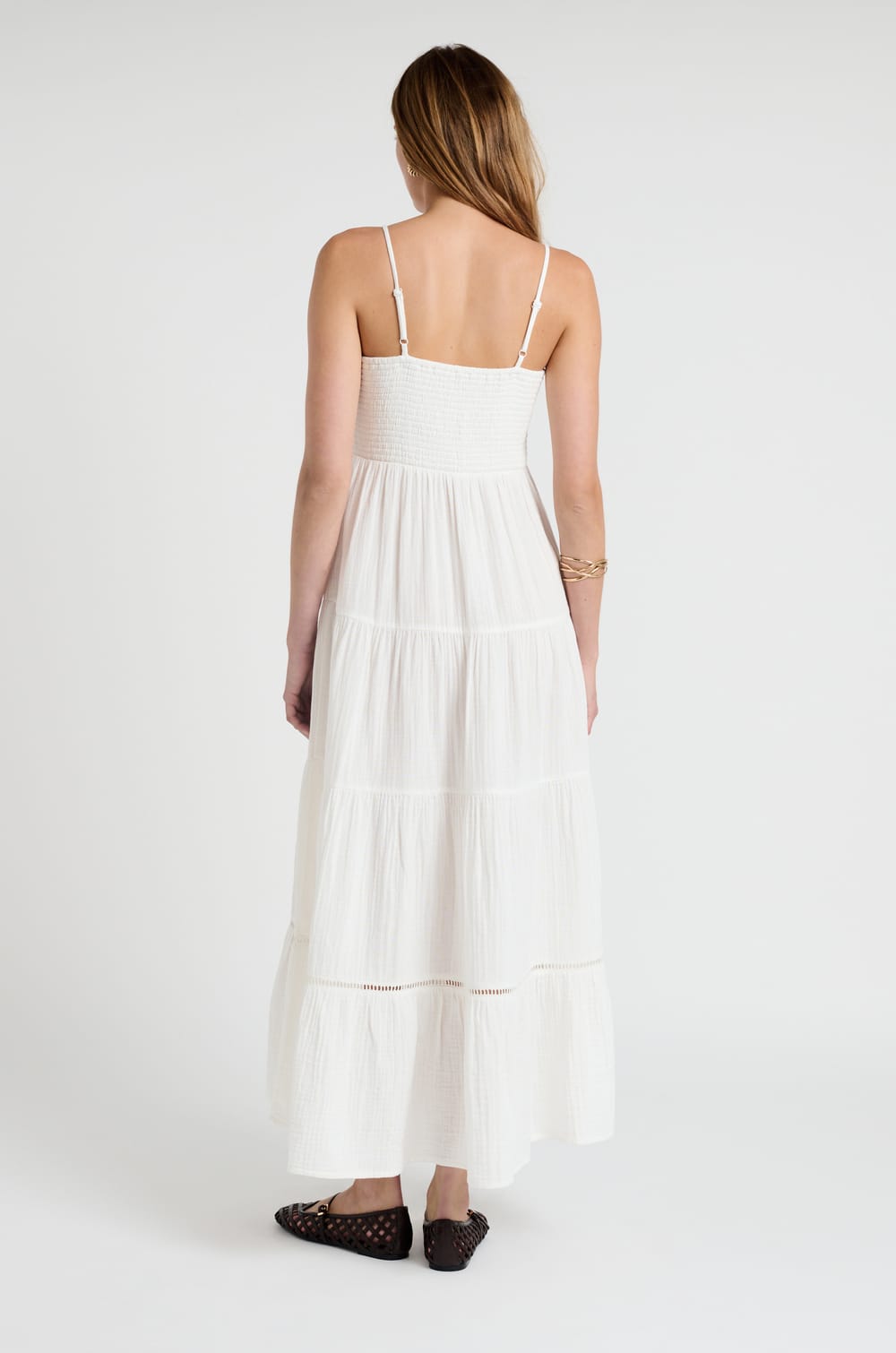 Vestido largo fluido;${refinementColor}