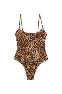 Maillot de bain 1 pi&egrave;ce paillet&eacute; et imprim&eacute; l&eacute;opard;${refinementColor}