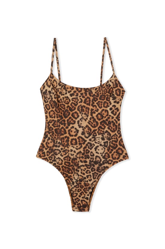 Maillot de bain 1 pi&egrave;ce paillet&eacute; et imprim&eacute; l&eacute;opard;${refinementColor}