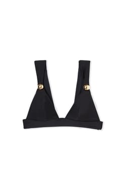 Haut de maillot de bain triangle avec d&eacute;tail bijou;${refinementColor}
