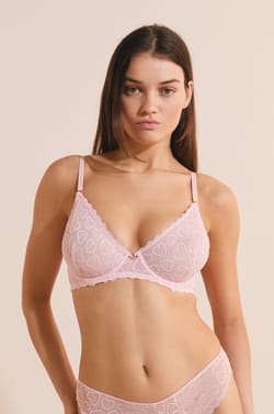 Soutien-gorge classique avec motifs c&oelig;urs;${refinementColor}