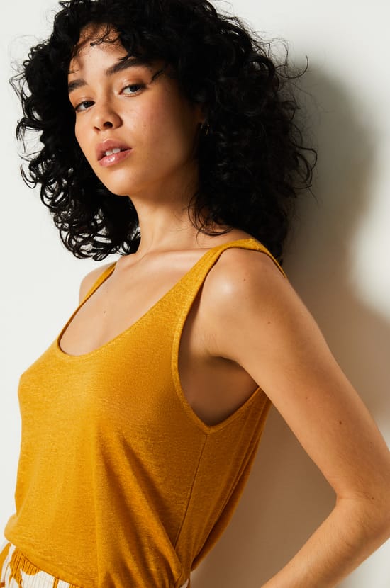 Linen Tank Top;${refinementColor}