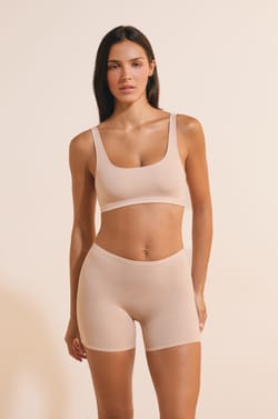 Cycling Shorts in Stretch Organic Cotton;${refinementColor}