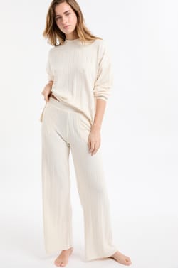 Pantalon de pyjama large;${refinementColor}