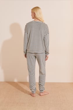 Ensemble de pyjama 2 pi&egrave;ces &agrave; rayures;${refinementColor}