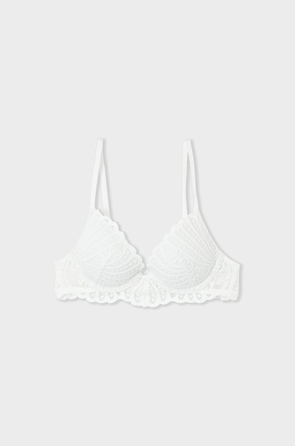 Bra N.2 - The Plunge Push-up in Lace;${refinementColor}