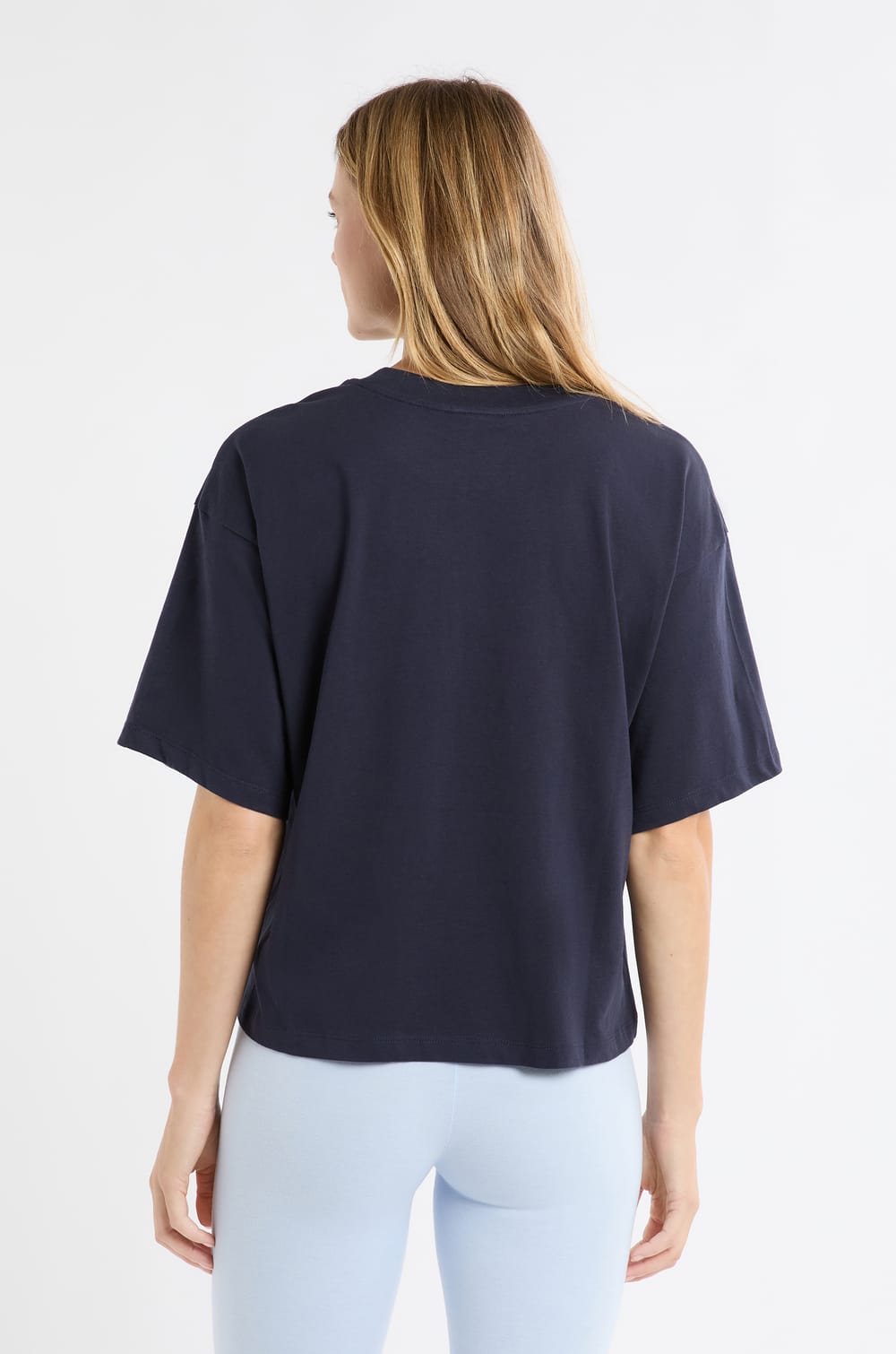 Camiseta de pijama de algodón con estampado;${refinementColor}