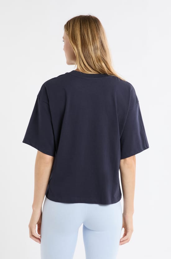 Camiseta de pijama de algodón con estampado;${refinementColor}