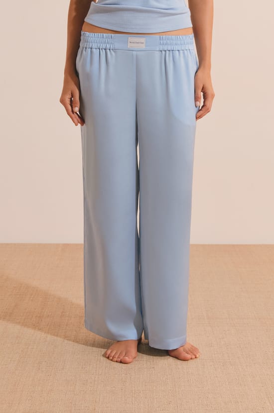 Pantal&oacute;n de pijama satinado;${refinementColor}