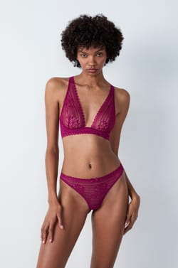 Tanga de encaje;${refinementColor}
