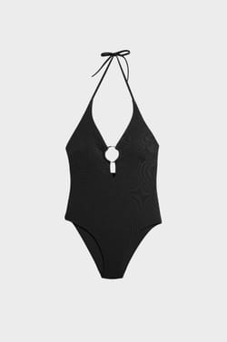 Bañador con detalle de anilla;${refinementColor}