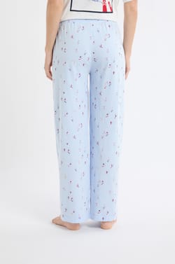 Pantalon en coton à motif skieurs;${refinementColor}
