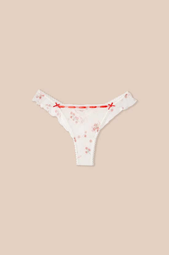 Tanga aus T&uuml;ll mit Print;${refinementColor}