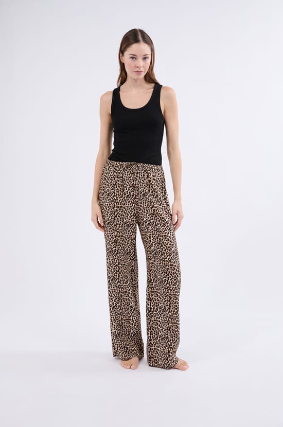 Pantalon de pyjama à motifs;${refinementColor}