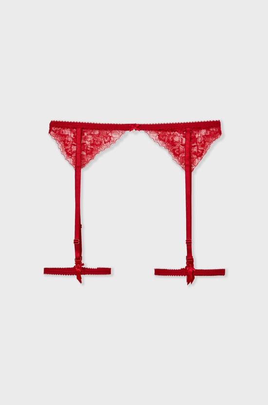 Porte-jarretelles en dentelle;${refinementColor}