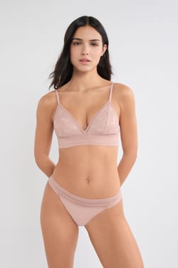 Lace and Microfibre Briefs;${refinementColor}