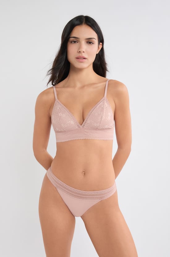 Lace and Microfibre Briefs;${refinementColor}