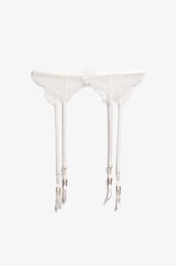 Porte-jarretelles Lise Charmel - Taille 1 - Tulle Ivoire Brodé - Neuf Sans étiquettes