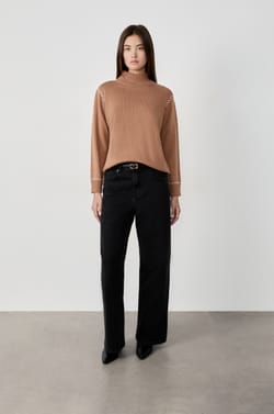 High Neck Sweater;${refinementColor}