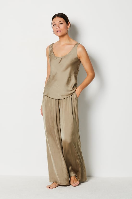 Satin Tank Top;${refinementColor}