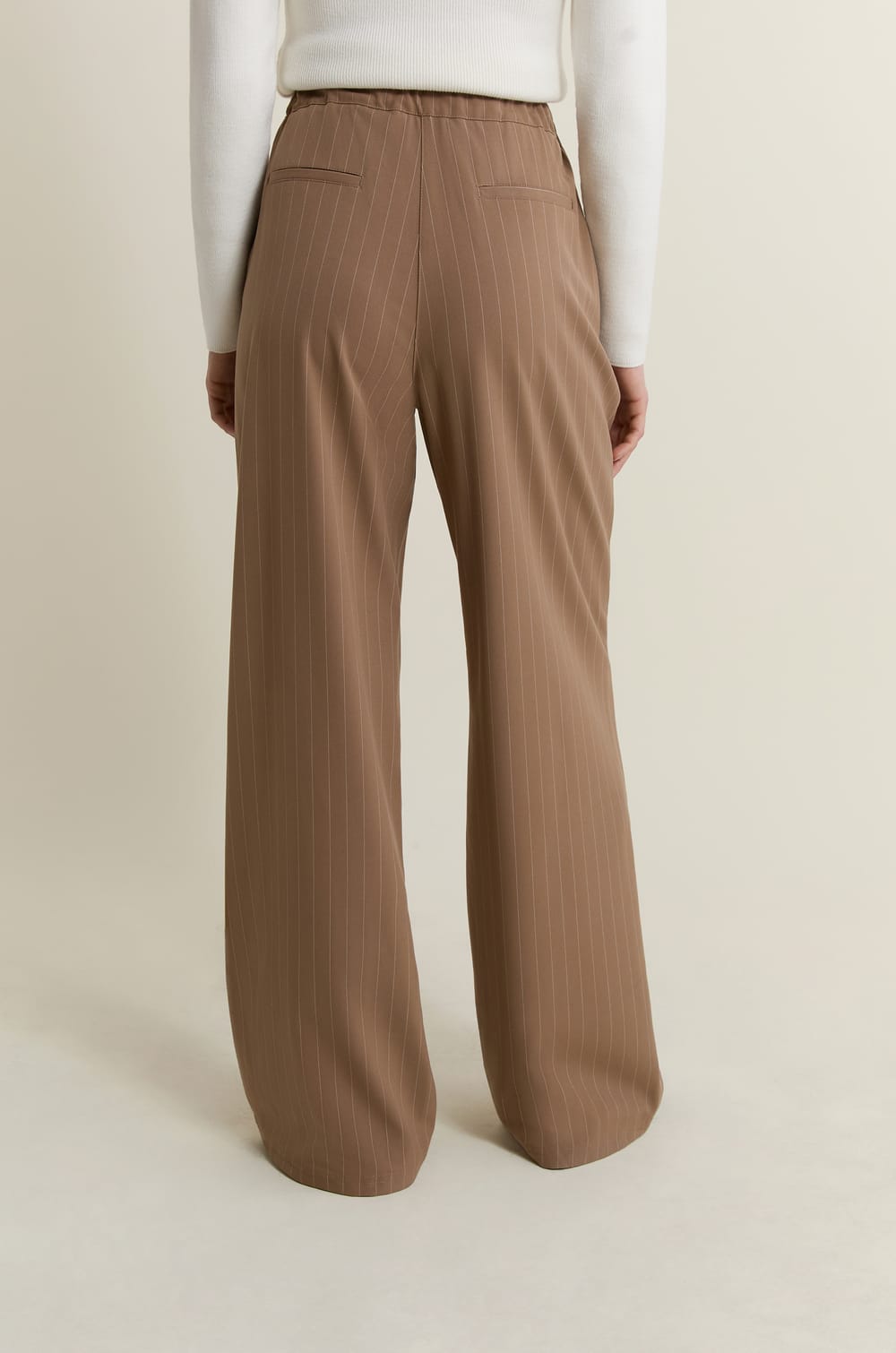 Pantalon &agrave; rayures;${refinementColor}