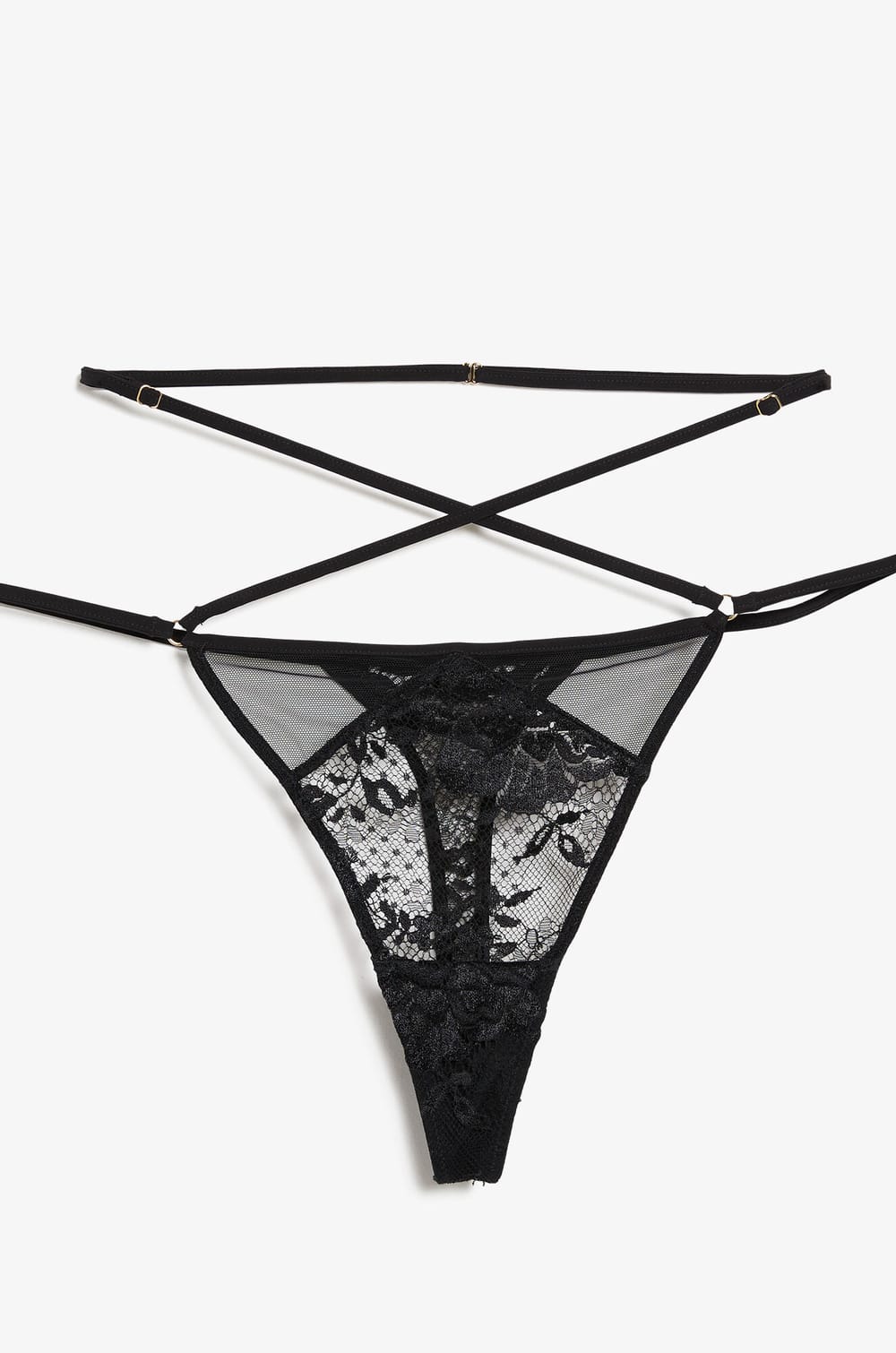Thong in French Lace;${refinementColor}