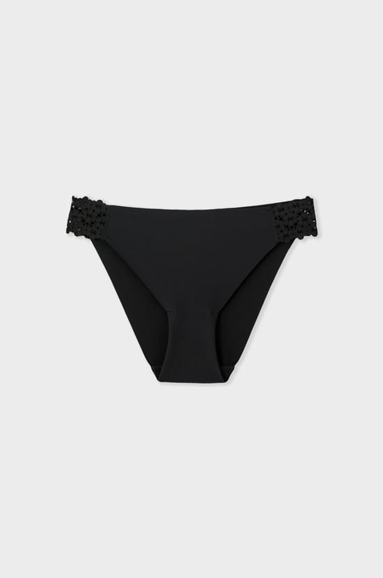 Microfibre and Lace Brief;${refinementColor}