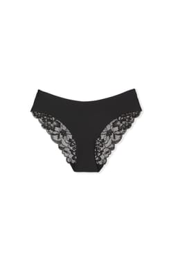 Microfibre Briefs with Lace Details;${refinementColor}